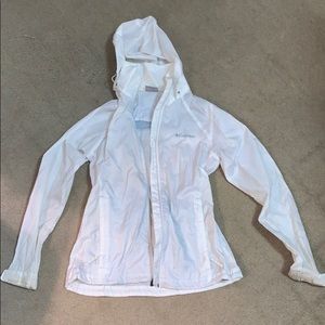 Columbia zip up rain jacket/wind breaker